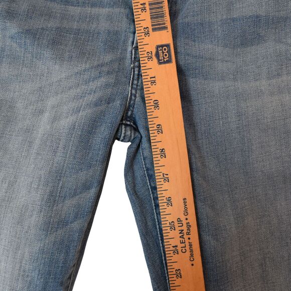 Levi's Mid Rise Skinny Jean Size 10 Light Wash Tapered Leg Stretch Denim - Picture 8 of 10